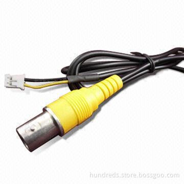 Power Cord with DC Connectors, 0.1 to 3mm Length, Various Colors Available